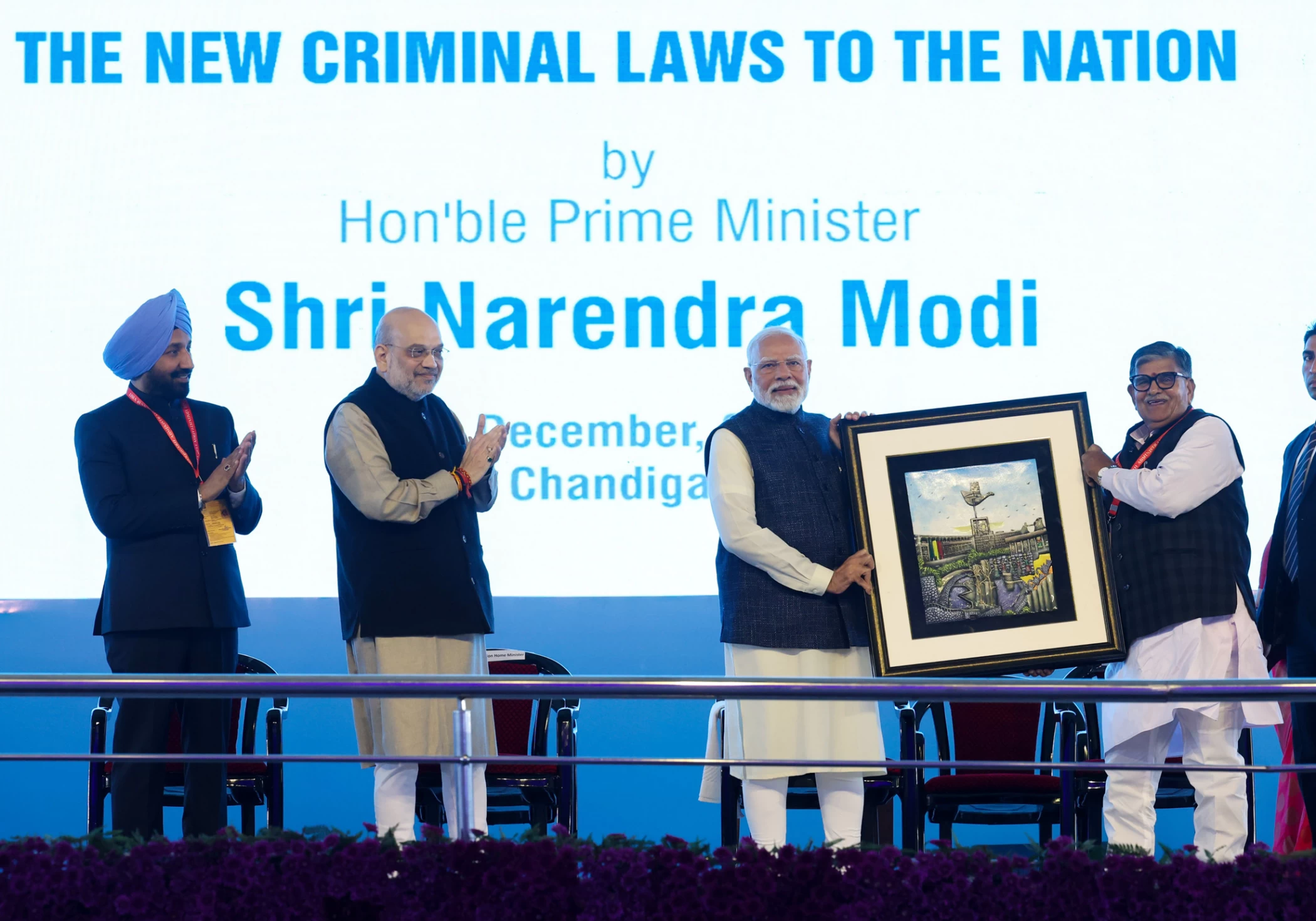 PM Modi hails 100% implementation of new criminal laws in Chandigarh